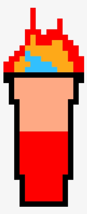 Flaming Shot - Yandere Chan Pixel Art #4270372