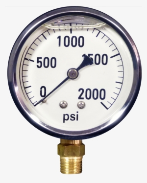 Water Pressure Gauge 2000 Psi #4270457