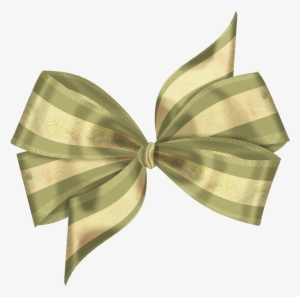 4 Loops Gold Ribbons, Ribbon Bows, Ribbon Clipart, - Ribbon Bow #4270618
