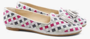 Ballet Pumps Kate 16 Suede Lune Dark Grey Lila Pink #4271054