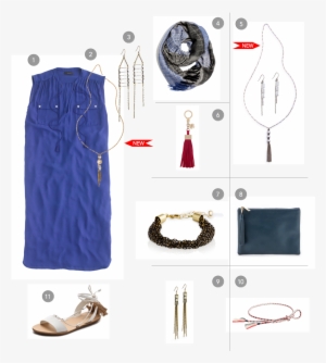 Tassel Necklace Long Fringe Necklace Tassel Jewelry - Handbag #4271303