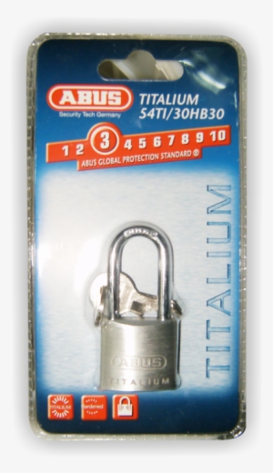 Cadeado Titanium Em Arco 30mm 54ti/30hb30 B Abus - Abus 64ti/30hb60 Titalium Padlock 30mm X 60mm Long #4272001