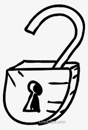 Padlock Royalty Free Vector Clip Art Illustration - Illustration #4272057