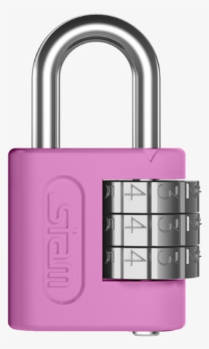 Cadeado Segredo Stam 25mm Rosa - Millimetre #4272116