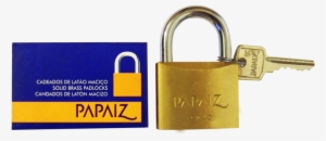 168- Cadeado Papaiz 1 Chave - Papaiz #4272190