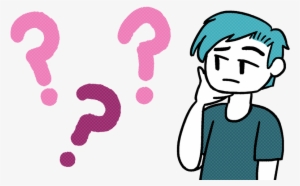 A Drawn Image Of A Person Holds Their Hand Up To Their - Drawing #4272597