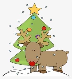 Cute Reindeer Christmas Clipart - Christmas Day #4272669