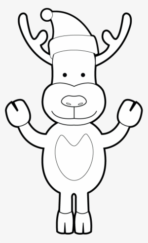 Funny Reindeer - Cartoon #4272674