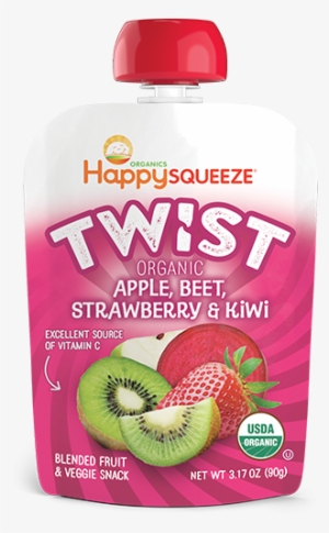 Happy Squeeze Smoothies, Apple Beet Strawberry & #4273268