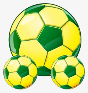 Bolas Verde E Amarela Brasil 2014 Em Png - Bola De Futebol Verde E Amarela #4274685