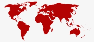 Worldmap Red - World Map #4275794