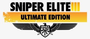 Sniper Elite Logo Png Image - Sniper Elite 3 Png #4275927 Sniper Elite Logo Png Image - Sniper Elite 3 Png #4275927