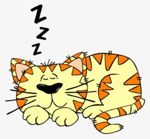Cat Mom Clipart - Sleep Cat Clip Art #4275955
