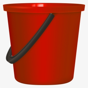 Red Bucket Png Clip Art #4276284