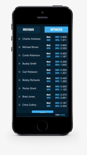 Moneyball Statistics For Your Baseball Team - Smartphone #4276575