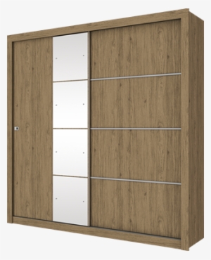 Roupeiro 2 Portas Deslizantes Com Espelho Rústico Dakar - Roupeiro Dakar Rustico #4277108