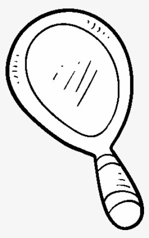 Desenho De Espelho De Mão Para Colorir - Coloring Book #4277514