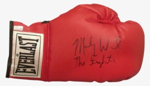 Mickey Ward Autographed Everlast Red Boxing Glove W/ #4277864
