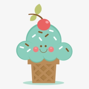 Ice Cream Cone Svg Scrapbook Cut File Cute Clipart - Ice Cream Cute Clipart Png #4278664