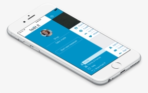 At The Store Iphone - Mobile On Table Png #4278751