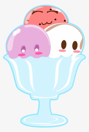 Free Download Cute Ice Cream Transparent Clipart Ice - Cute Ice Cream Png #4279085