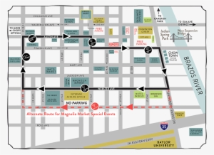 Click Here To Look At A Map With More Free Parking - Magnolia Market Silos Map #4279191