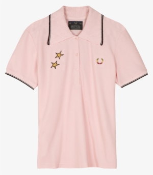 Bella Freud X Fred Perry, Polo, Rose, Patch, Cool, - Polo #4279495