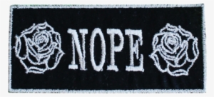 Nope Rose Patch - Label #4279522