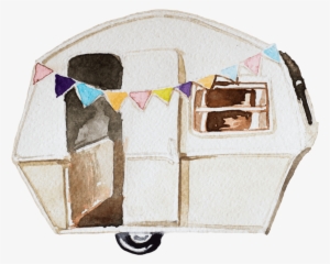 Girl Camper Podcast - Adventure Vintage Camper Tote Bag, Natural #4279821