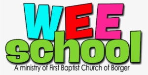 Wee School Logo Black Border - Borger #4279971