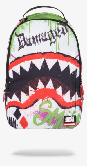 Sprayground Joker Shark Front 1 - Sprayground Joker Shark #4280156
