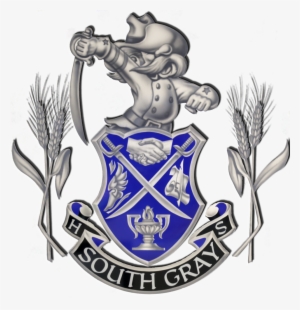 South Gray Runnin' Rebels - Crest #4280533