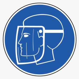 Wear Face Shield Label - Face Shield Icon Png #4281284