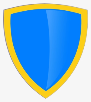 Blue Gold Shield Svg Clip Arts 534 X 597 Px #4281321
