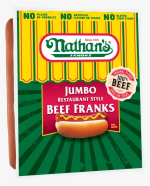 Nathan's Famous Original Jumbo Restaurant Style Beef - Nathan's Jumbo Hot Dogs #4281604