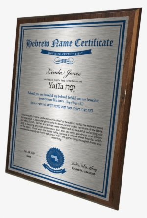 Hebrew Name Plaques - Poster #4281719