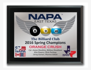 Plaque - Lagger's Choice - Wings - Napa Logo-4ccmyk Mousepad #4282016