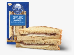 Roast Beef & Turkey Wedge Sandwich - Sandwich #4282129