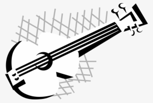 Vector Illustration Of Acoustic Guitar Stringed Musical #4282527
