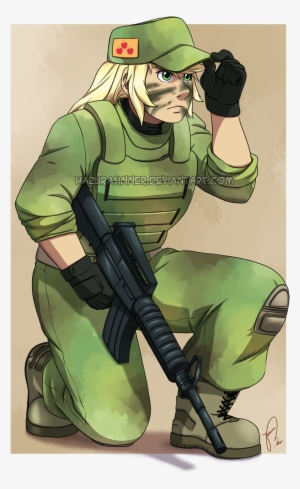 Applejack, Army, Artist - Applejack Humanized Soldier #4282791