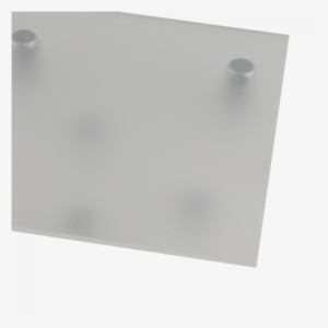 Rowmark Colorhues Gloss Clear/matte Clear 1/8" Translucent - Translucent Matte Plastic #4282832