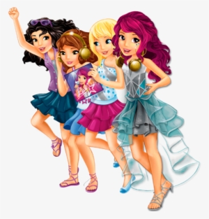 Party Slide1-girls - Lego Friends-freunde Fürs Leben (dvd) Dvd #4282957
