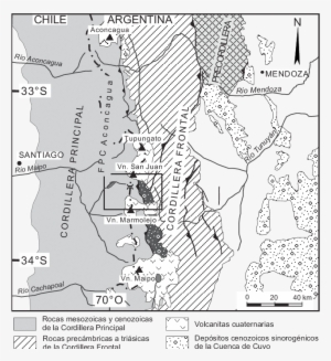 Mapa De Ubicación De La Región Estudiada - Map #4283041