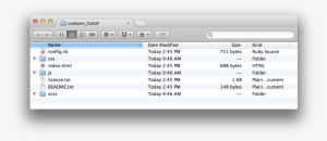 Export-folder - Codepen #4283312