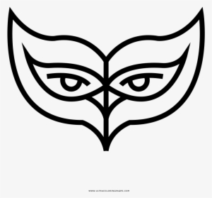 Mascara De Carnaval Desenho Para Colorir - Carnival #4283483