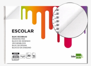 Información Bloc Dibujo Escolar Sin Recuadro - Tamaño Bloc De Dibujo #4284251