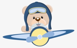 Ursinho Aviador Azul Marinho - Party #4284543