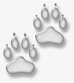 White Dog Paw Print Png For Kids - White Paw Print Transparent Background #4286076