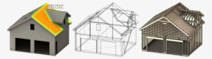 3d Wireframe Sketch Other Uses - House #4286127