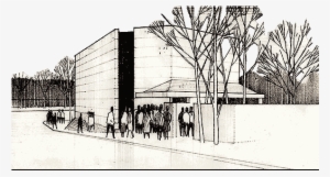 Architectural Drawing Of La Boite Theatre, Petrie Terrace, - Architecture #4286365